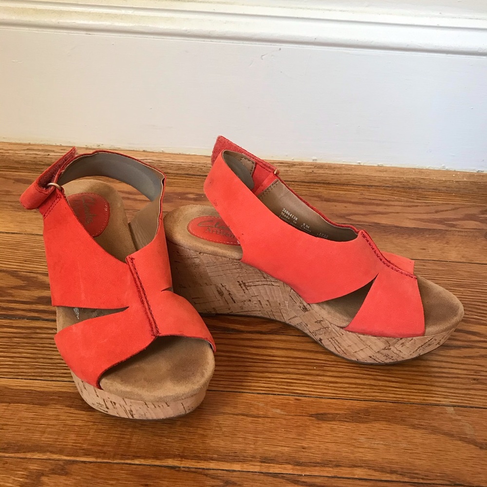 Clarks’ Coral Wedge Shoes